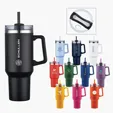 Sovrano Lucas 40 oz. Double Wall Stainless Steel Travel Mug
