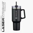 Sovrano Lucas 40 oz. Double Wall Stainless Steel Travel Mug — view 5