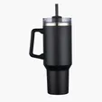 Sovrano Lucas 40 oz. Double Wall Stainless Steel Travel Mug — view 6