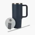 Sovrano Acadia 40 oz. Double Wall Stainless Steel Travel Mug — view 14