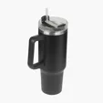 Sovrano Riley 40 oz. Double Wall Stainless Steel Travel Mug — view 4