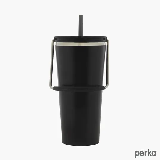 Perka® Gibson 20 oz. Double Wall Recycled Stainless Steel Travel Mug — view 4