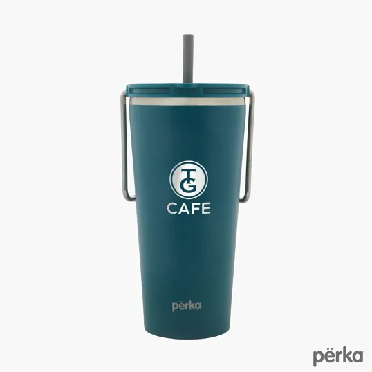 Perka® Gibson 20 oz. Double Wall Recycled Stainless Steel Travel Mug — view 9
