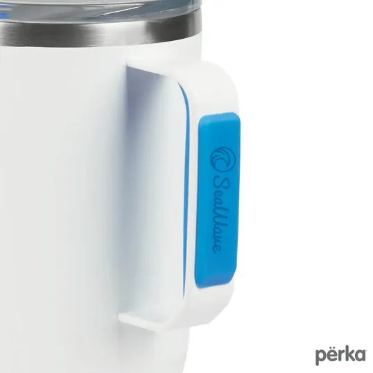 Perka® Portofino 36 oz. Double Wall Recycled Stainless Steel Travel Mug — view 45