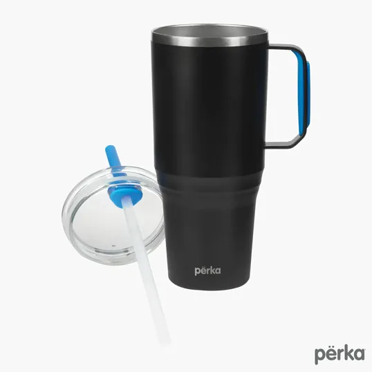 Perka® Portofino 36 oz. Double Wall Recycled Stainless Steel Travel Mug — view 18