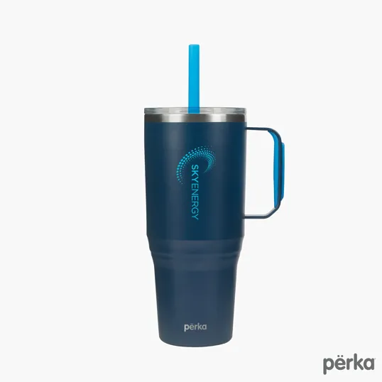 Perka® Portofino 36 oz. Double Wall Recycled Stainless Steel Travel Mug — view 31