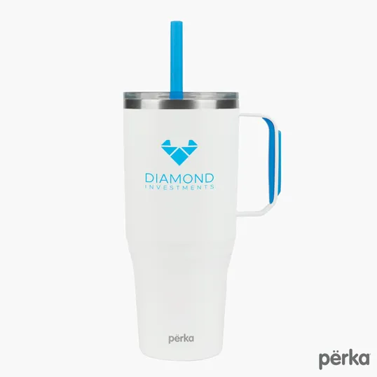 Perka® Portofino 36 oz. Double Wall Recycled Stainless Steel Travel Mug — view 39