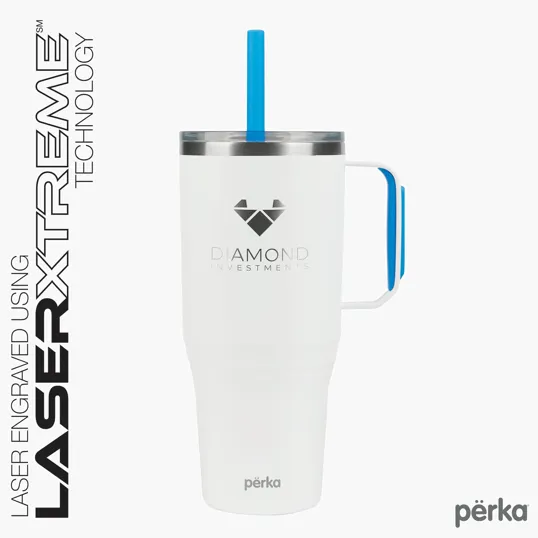Perka® Portofino 36 oz. Double Wall Recycled Stainless Steel Travel Mug — view 40