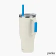 Perka® Portofino 36 oz. Double Wall Recycled Stainless Steel Travel Mug — view 24