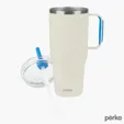 Perka® Portofino 36 oz. Double Wall Recycled Stainless Steel Travel Mug — view 28