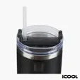 iCOOL® Borrego 40 oz. Double Wall Stainless Steel Travel Mug with Speaker — view 6