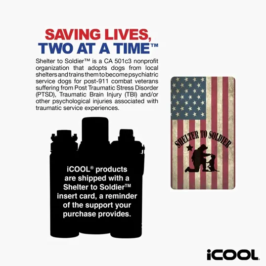 iCOOL® Lewiston 20 oz. Double Wall Stainless Steel Tumbler — view 2