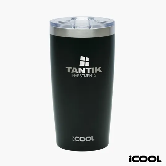iCOOL® Lewiston 20 oz. Double Wall Stainless Steel Tumbler — view 3