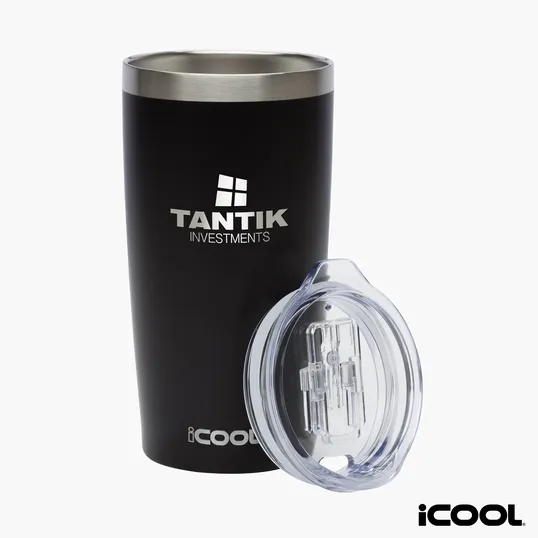 iCOOL® Lewiston 20 oz. Double Wall Stainless Steel Tumbler — view 5