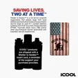 iCOOL® Lewiston 20 oz. Double Wall Stainless Steel Tumbler — view 2