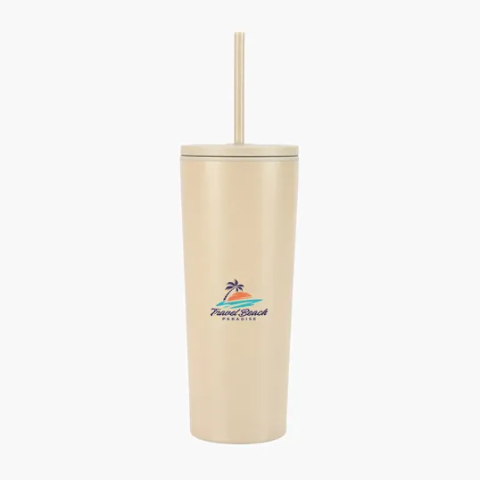 Sovrano Bayard 24 oz. Double Wall Steel/PP Liner Straw Tumbler — view 8