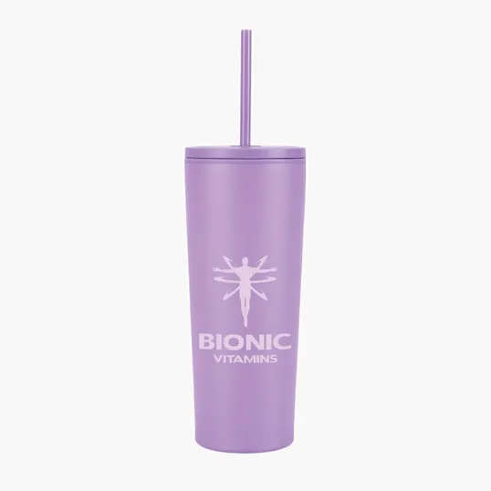 Sovrano Bayard 24 oz. Double Wall Steel/PP Liner Straw Tumbler — view 13