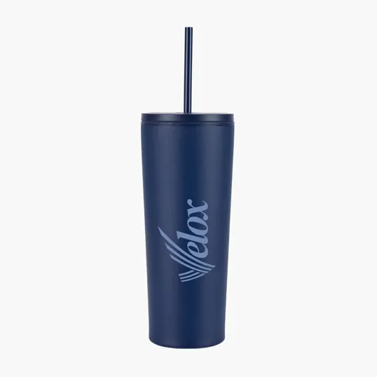 Sovrano Bayard 24 oz. Double Wall Steel/PP Liner Straw Tumbler — view 22