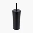 Sovrano Bayard 24 oz. Double Wall Steel/PP Liner Straw Tumbler — view 3