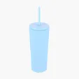 Sovrano Bayard 24 oz. Double Wall Steel/PP Liner Straw Tumbler — view 11