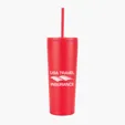 Sovrano Bayard 24 oz. Double Wall Steel/PP Liner Straw Tumbler — view 16