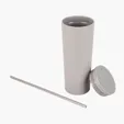 Sovrano Bayard 24 oz. Double Wall Steel/PP Liner Straw Tumbler — view 21