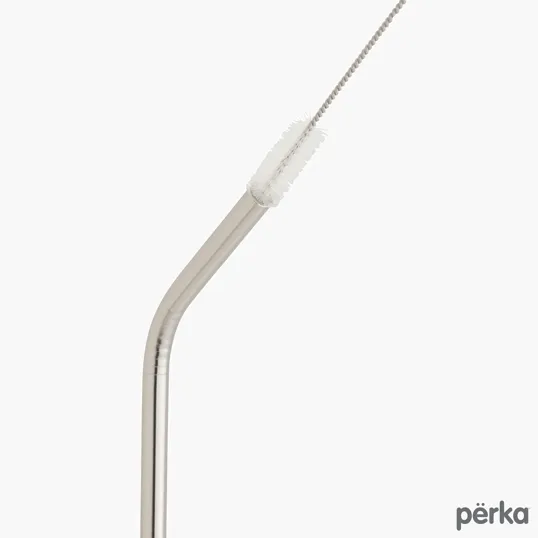 Perka® Avila 5-Piece Stainless Steel Straw Set — view 4