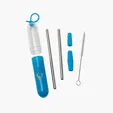 Paloma 5-Piece Stainless Steel Straw Set — view 5