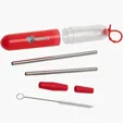 Paloma 5-Piece Stainless Steel Straw Set — view 12