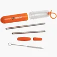 Paloma 5-Piece Stainless Steel Straw Set — view 16