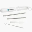 Paloma 5-Piece Stainless Steel Straw Set — view 19