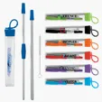 Valumark Cosmopolitan 7-Piece Stainless Steel Straw Set