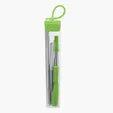 Valumark Cosmopolitan 7-Piece Stainless Steel Straw Set — view 3