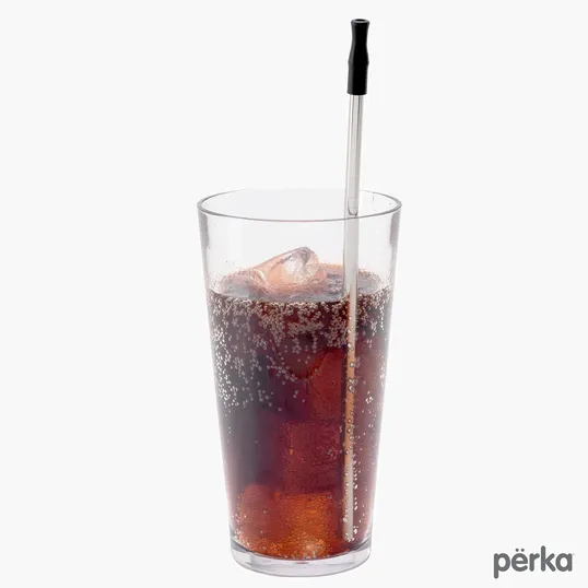 Perka® Castellana 6-Piece Stainless Steel Straw & Utensil Set — view 10