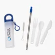 Griffith 3-in-1 Metal Straw, Cutlery Set & Bottle Opener — view 14