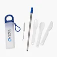 Griffith 3-in-1 Metal Straw, Cutlery Set & Bottle Opener — view 16