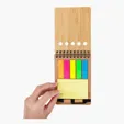 Sovrano Ridgecrest 3-in-1 Bamboo Jotter with Pen — view 4