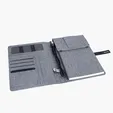 Sovrano Binghamton RPET Padfolio with Wireless Phone Charger — view 5