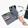 Sovrano Binghamton RPET Padfolio with Wireless Phone Charger — view 6