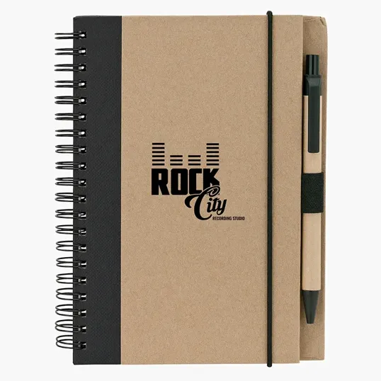 Valumark Perth Spiral Notebook & Pen — view 2
