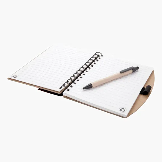 Sovrano Broome Junior Notebook with Pen, Flags & Sticky Notes — view 2