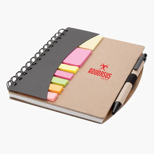Sovrano Broome Junior Notebook with Pen, Flags & Sticky Notes — view 7