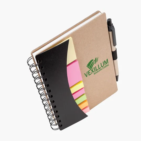 Sovrano Broome Junior Notebook with Pen, Flags & Sticky Notes — view 9
