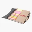 Sovrano Broome Junior Notebook with Pen, Flags & Sticky Notes