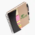 Sovrano Broome Junior Notebook with Pen, Flags & Sticky Notes — view 3