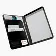 Lepidus I Leather Letter Size Padfolio — view 3