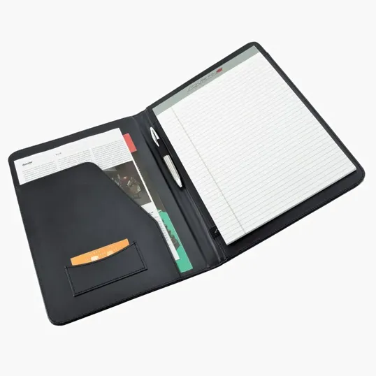 Sovrano Leder Leather Letter Size Padfolio — view 4