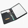 Sovrano Leder Leather Letter Size Padfolio — view 4