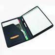 Sovrano Leder Leather Letter Size Padfolio — view 6