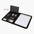 Sterling RPET Zippered Letter Size Padfolio — view 5